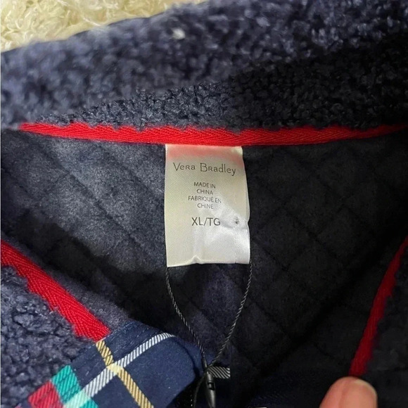 Nwt Vera Bradley Teddy Fleece Pullover Size Xl - Picture 7 of 8